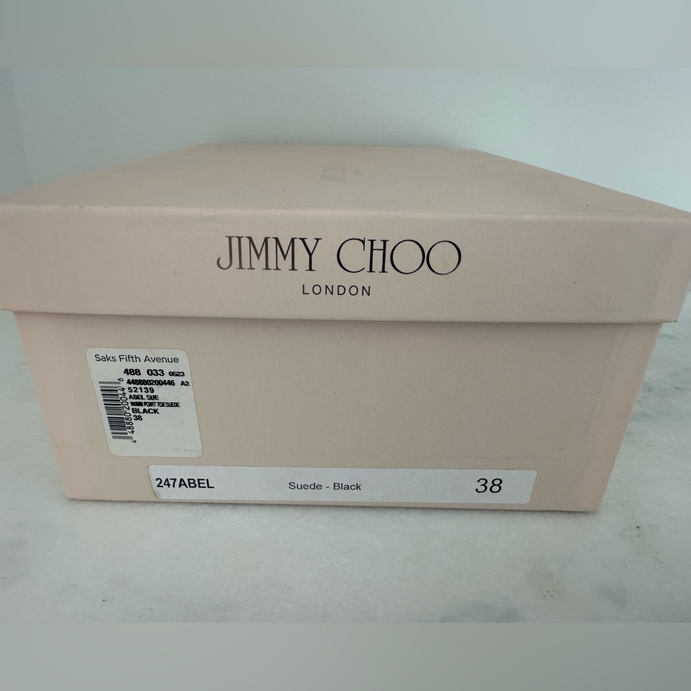 Jimmy Choo black suede pointed heels size 8 - Picture 4 of 13